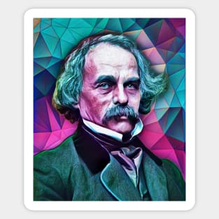 Nathaniel Hawthorne Portrait | Nathaniel Hawthorne Artwork 7 Sticker